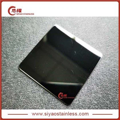 블랙 미러 스테인리스 스틸 시트